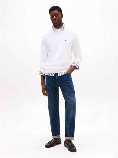 essential terry crewneck TOMMY HILFIGER | MW0MW37237YBR